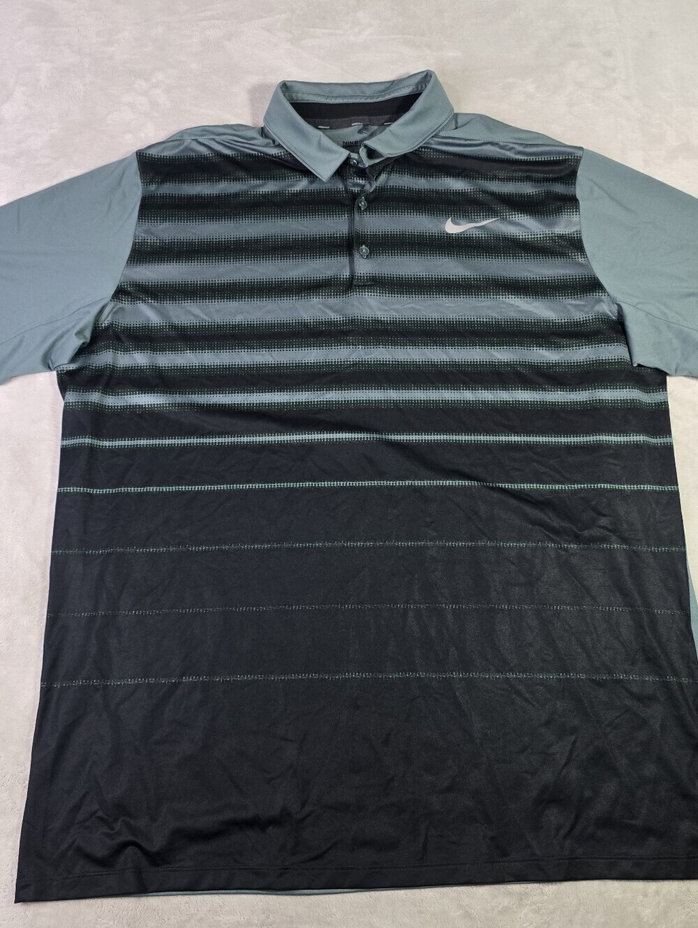 Nike Golf Standard Fir Polo Short Sleeve Sz 2XL